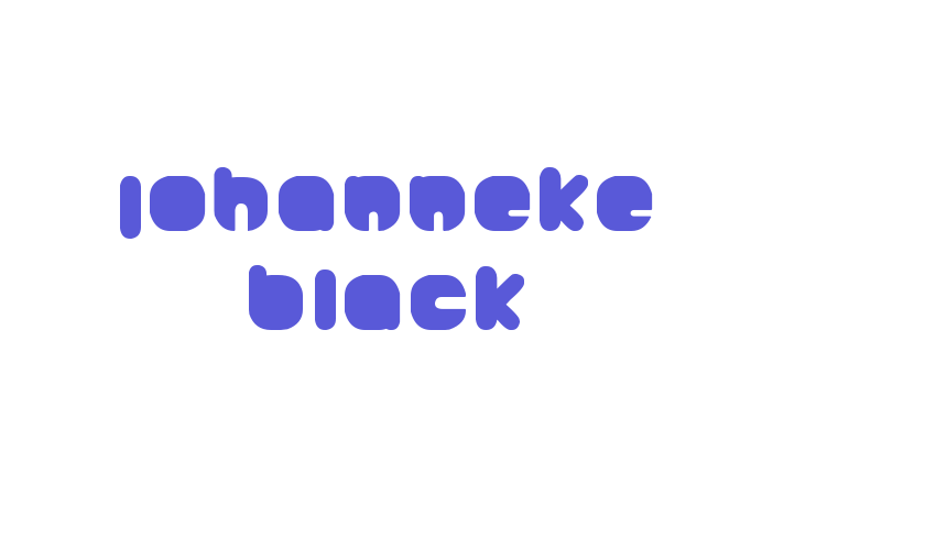 Johanneke Black Font Download