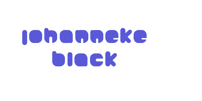 Johanneke Black Font Download