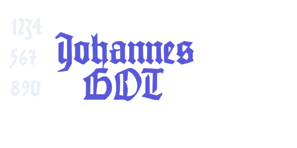 Johannes GOT font free