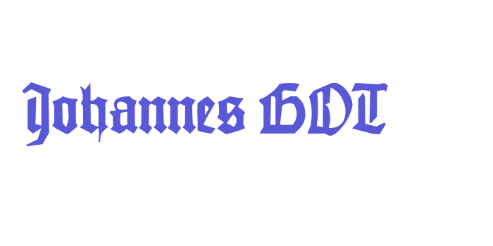 Johannes GOT Font Download