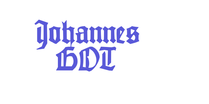 Johannes GOT Font