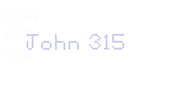 John 315 font