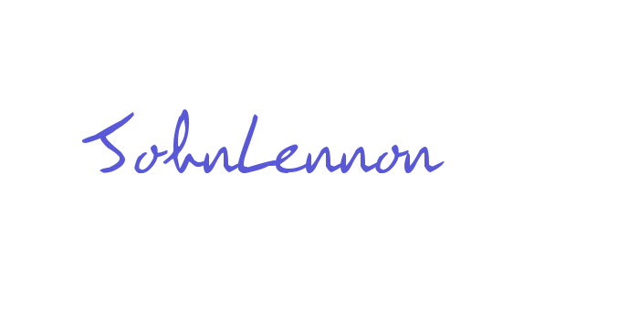 JohnLennon Font Download