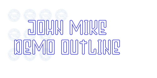 John Mike Demo Outline-font-download