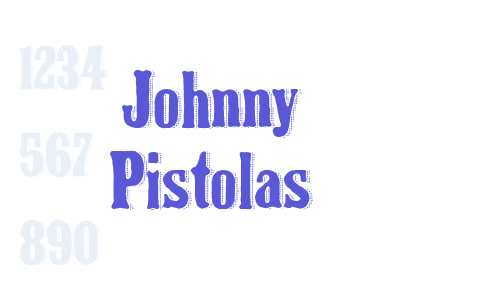 Johnny Pistolas Font Download