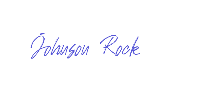 Johnson Rock Font Download