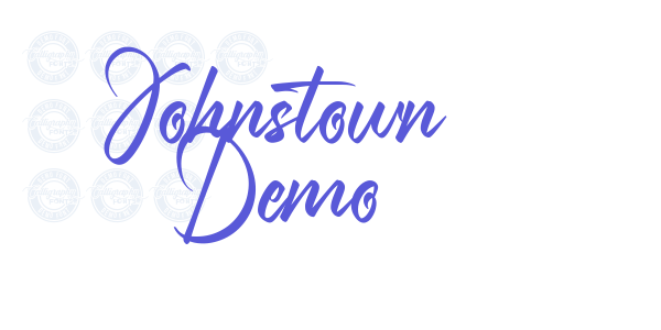 Johnstown Demo font free