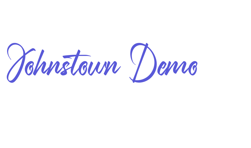 Johnstown Demo Font