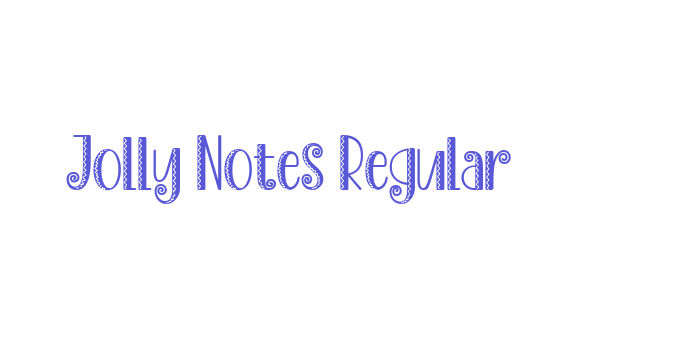 Jolly Notes Regular Font Download