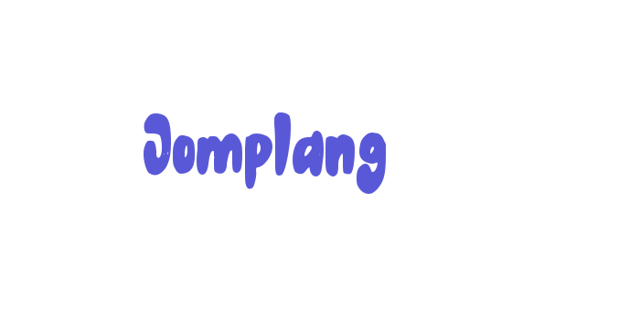 Jomplang Font Download