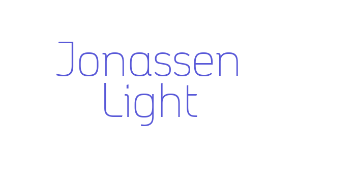 Jonassen Light Font Download