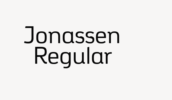 Jonassen Regular Font