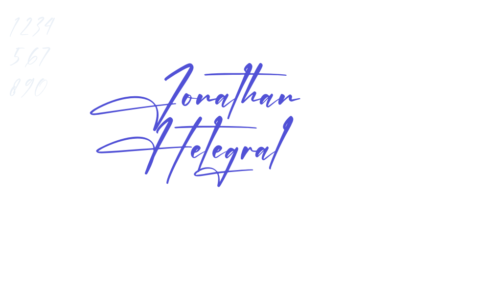 Jonathan Hetegral-font-download