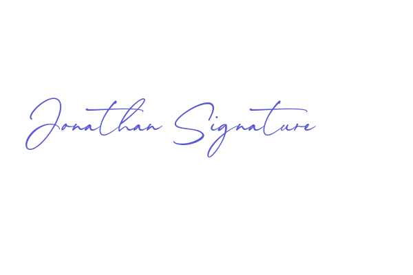 Jonathan Signature Font