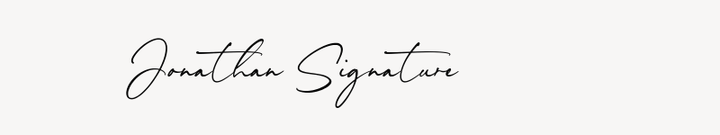 Jonathan Signature