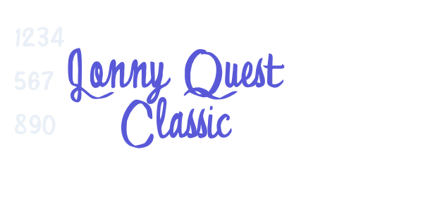 Jonny Quest Classic font free