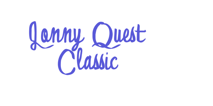 Jonny Quest Classic Font