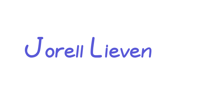 Jorell Lieven Font