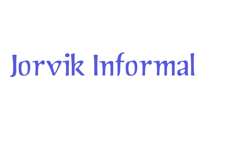 Jorvik Informal Font