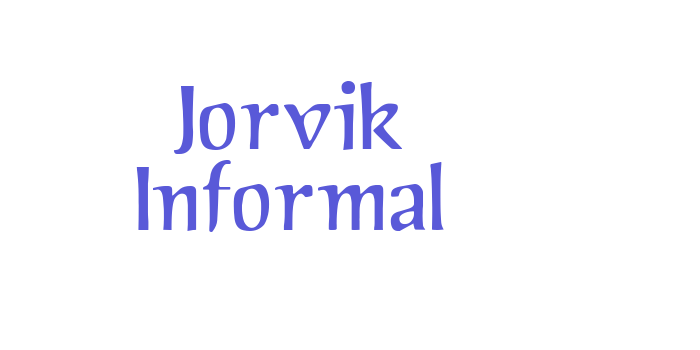 Jorvik Informal Font Download