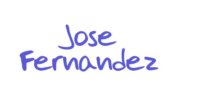 Jose Fernandez Font Download