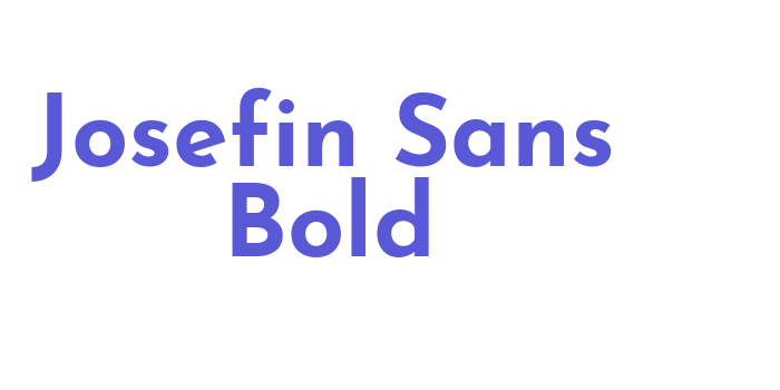 Josefin Sans Bold Font Download