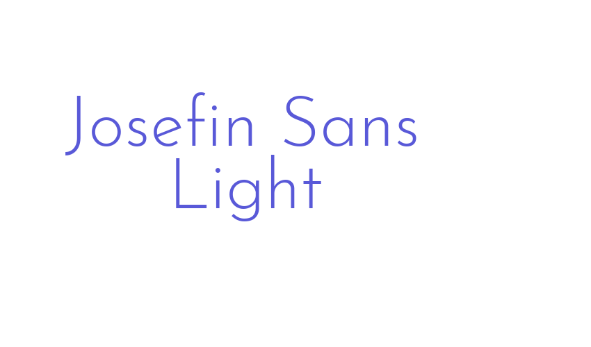 Josefin Sans Light Font Download