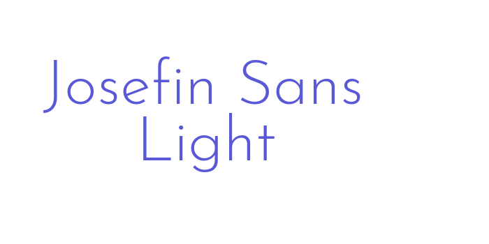 Josefin Sans Light Font Download