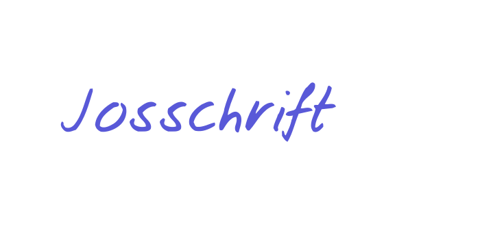 Josschrift Font Download