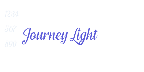 Journey Light font free