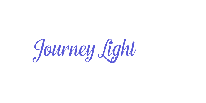 Journey Light Font Download