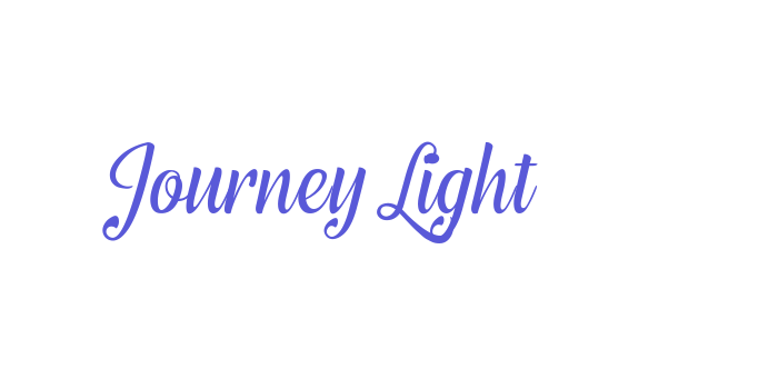 Journey Light Font