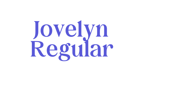 Jovelyn Regular Font Download