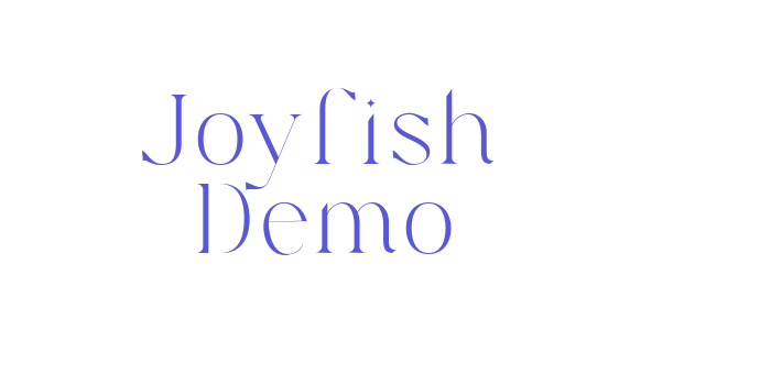 Joyfish Demo Font Download