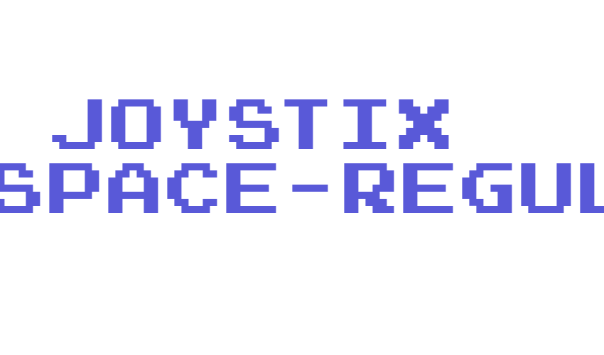 Joystix Monospace-Regular Font Download