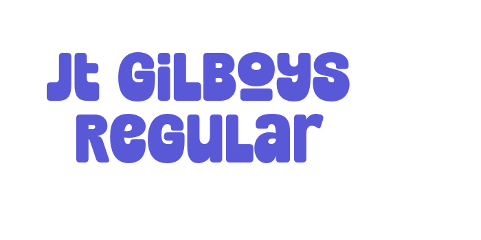 Jt Gilboys Regular Font