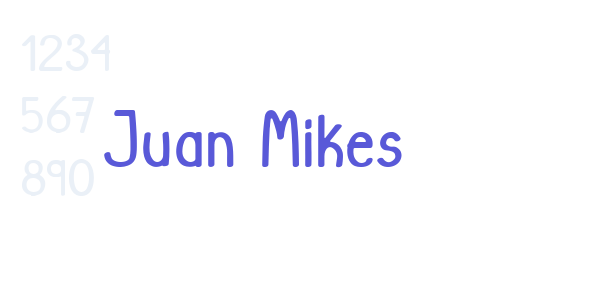 Juan Mikes font free