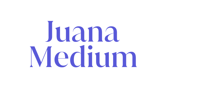 Juana Medium Font