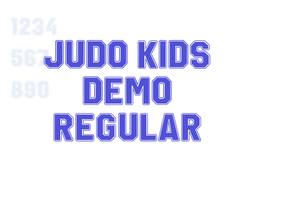 Judo Kids Demo Regular