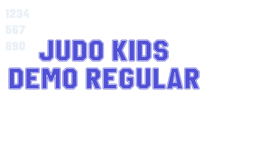 Judo Kids Demo Regular-font-download