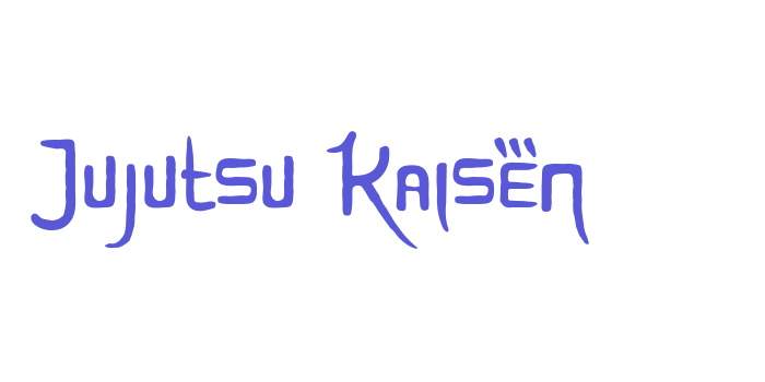 Jujutsu Kaisen Font