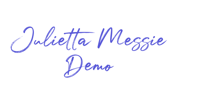 Julietta Messie Demo Font Download