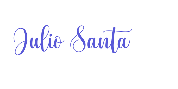 Julio Santa Font Download