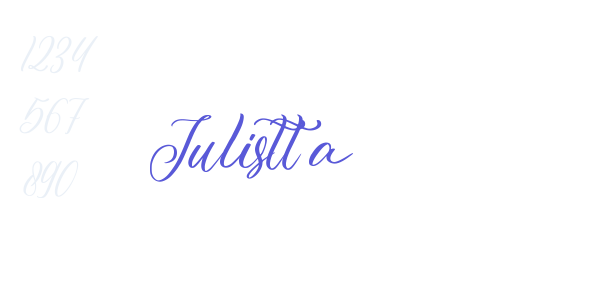 Julistta font