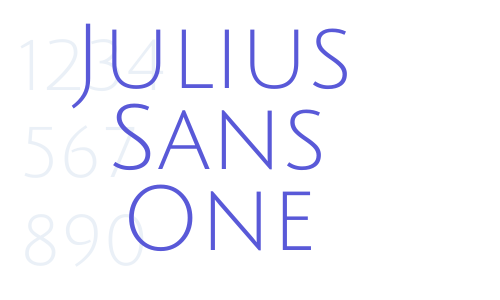 Julius Sans One Font Download