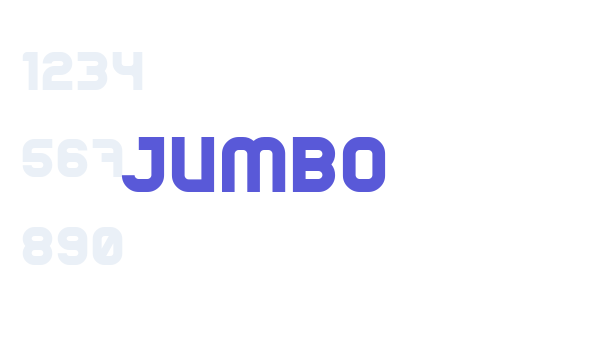 Jumbo Font