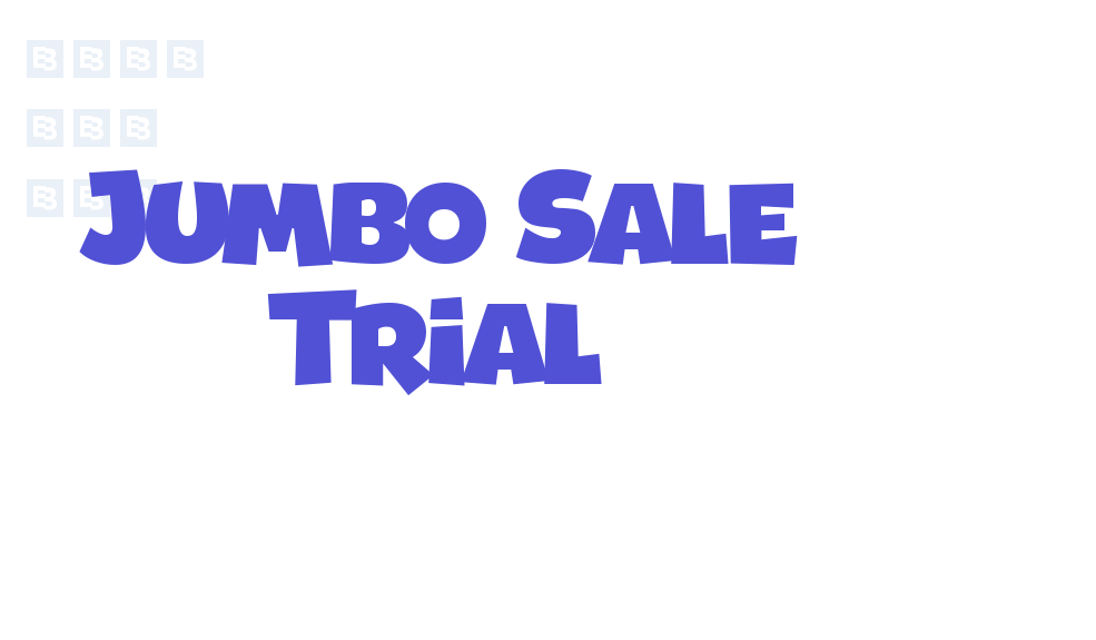 Jumbo Sale Trial-font-download