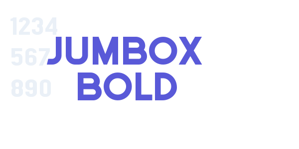 Jumbox Bold font free