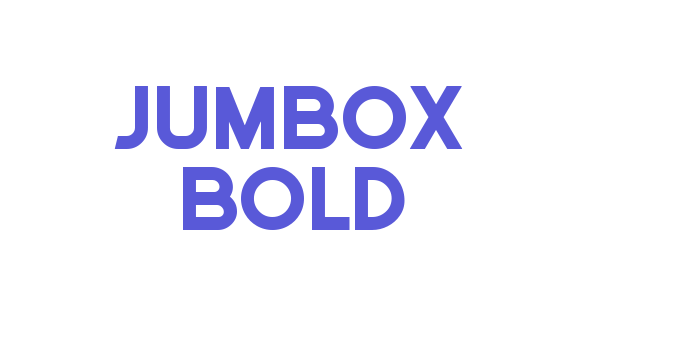 Jumbox Bold Font Download