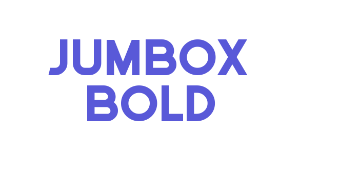 Jumbox Bold Font